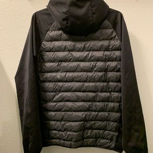 Black puffy coat